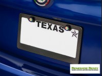 License Plate Frame - 100% Genuine Carbon Fiber