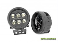 3.5-Inch Round LED Lights - Black Series - Rough Country