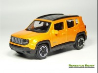 Jeep Renegade Die Cast Model - 1:43 Scale - Orange