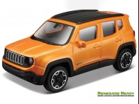 Jeep Renegade Die Cast Model - 1:43 Scale - Orange