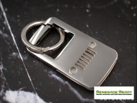 Jeep Keychain - Stainless Clip w/ Jeep Logo