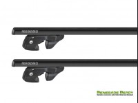 Jeep Renegade Roof Rack Cross Bars - for models w/ factory roof rails - Black