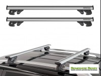 Jeep Renegade Roof Rack Cross Bars - for models w/ factory roof rails - Silver