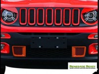 Jeep Renegade Front Bumper Frame Trim - Orange - Pre Facelift