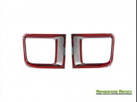 Jeep Renegade Front Bumper Frame Trim - Red