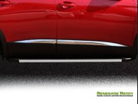 Jeep Renegade Side Steps - APA Running Boards - Black / Aluminum