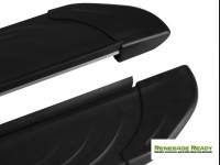 Jeep Renegade Side Steps - APA Running Boards - Black / Aluminum