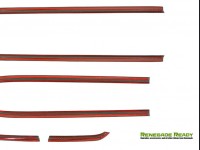 Jeep Renegade Door Trim - Side Window Molding Kit - Carbon Fiber 