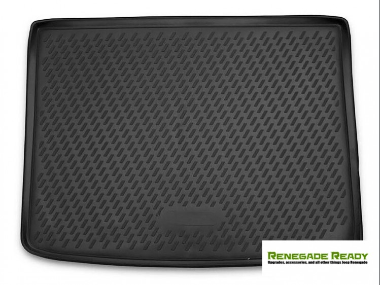 Jeep Renegade All Weather Cargo Mat - Rubber - Black 