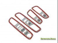 Jeep Renegade Window Switch Trim Set - Silver