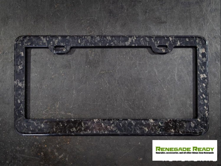 License Plate Frame - 100% Forged Carbon Fiber