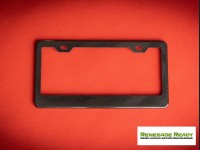 License Plate Frame - 100% Genuine Carbon Fiber