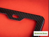 License Plate Frame - 100% Genuine Carbon Fiber