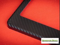 License Plate Frame - 100% Genuine Carbon Fiber