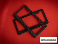 License Plate Frame - 100% Genuine Carbon Fiber (2)