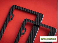 License Plate Frame - 100% Genuine Carbon Fiber (2)