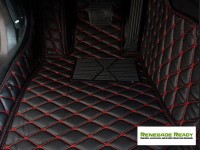 Jeep Renegade Floor Liner Set - Black w/ Red Stitching