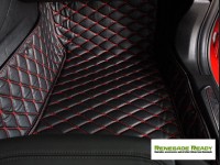 Jeep Renegade Floor Liner Set - Black w/ Red Stitching