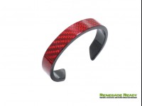 Carbon Fiber Bracelet - Red Candy