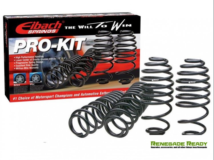 Jeep Renegade Lowering Springs - Eibach - 4WD