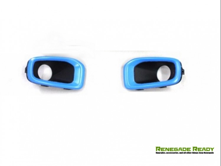 Jeep Renegade Fog Light Trim Kit - Blue