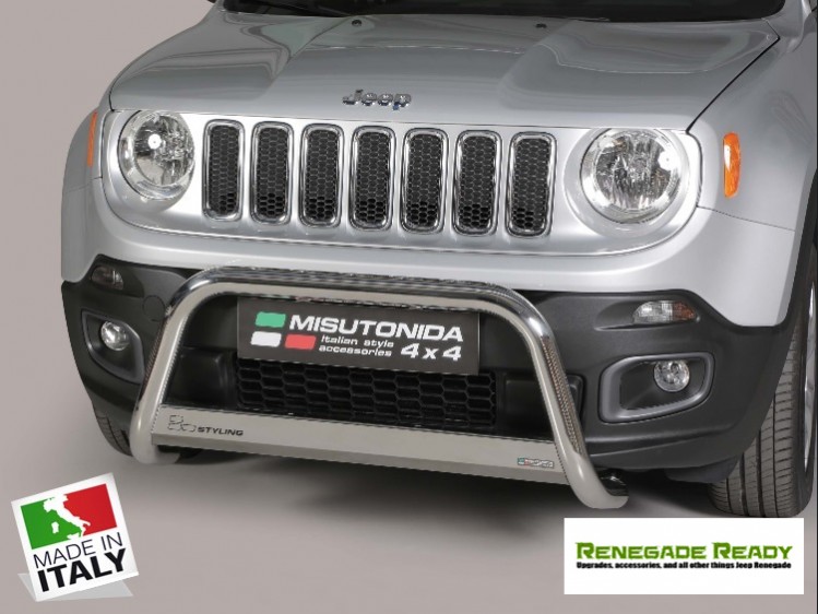 Jeep Renegade Front Bumper Guard - Misutonida - Medium - Sport/ Latitude/ Limited - Pre Facelift Models