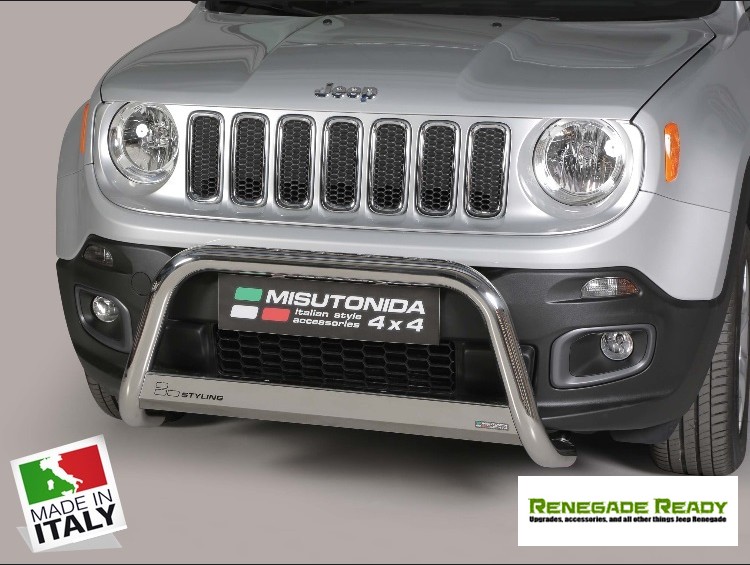 Jeep Renegade Front Bumper Guard - Misutonida - Medium - Sport/ Latitude/ Limited - Pre Facelift Models