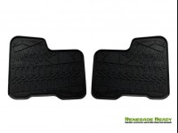 Jeep Renegade Floor Mats - All Weather Rubber - Premium Version - Rear Only