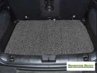 Jeep Renegade All Weather Floor Mats - Front + Rear - Rubber Woven Carpet - Black + Grey 