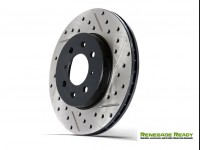 Jeep Renegade Performance Brake Rotor - StopTech - Drilled and Slotted - Front Left