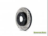 Jeep Renegade Performance Brake Rotor - Drilled - Rear Right