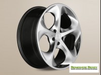 Jeep Renegade Custom Wheels (4) - Phantom - 19x8" - Hyper Silver/ Hyper Black