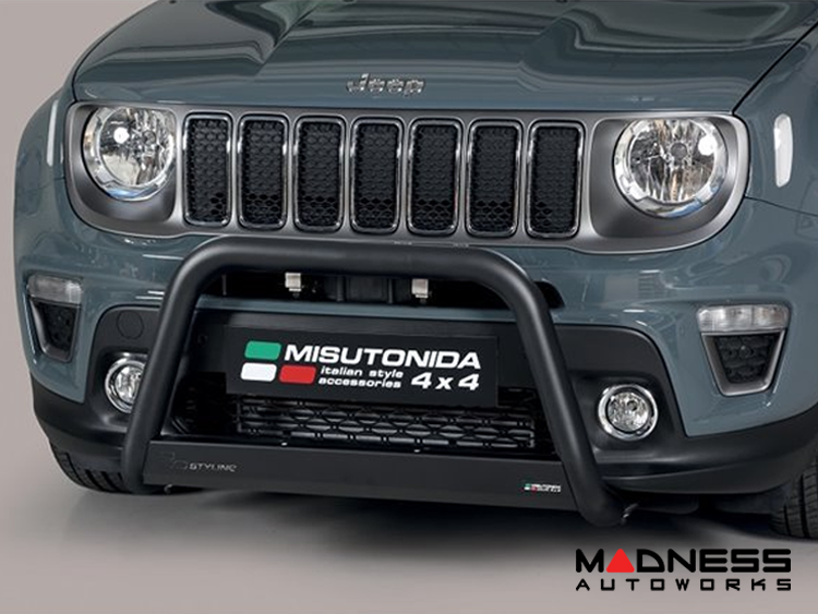 Jeep Renegade Front Bumper Guard - Misutonida - Medium - Sport/ Latitude/ Limited - 2019+ Models - Black