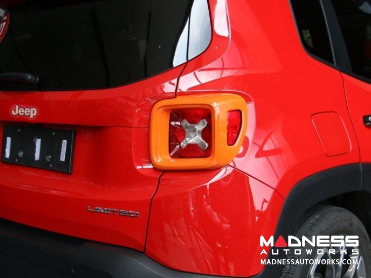 Jeep Renegade Taillight Cover Set - Orange